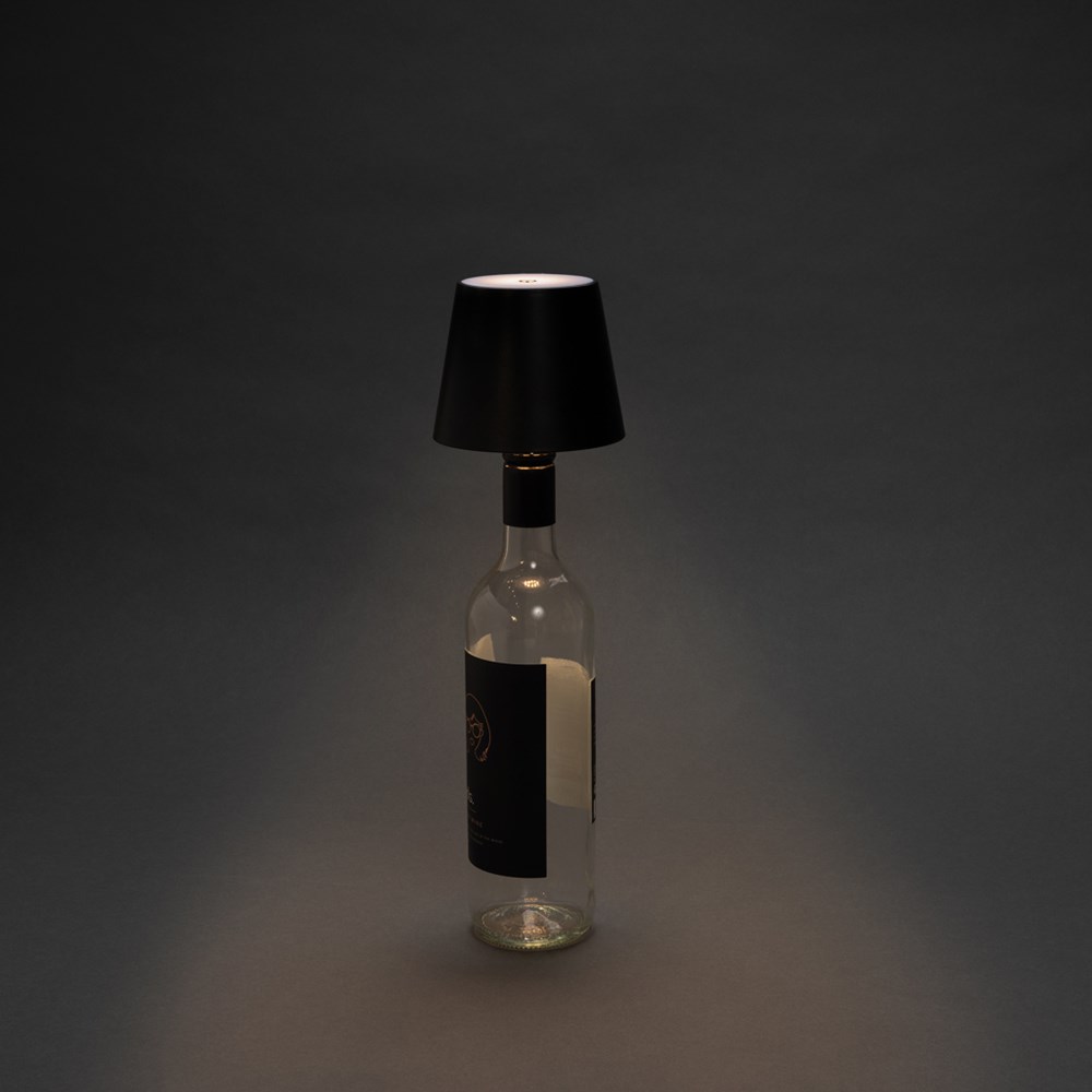 BottleGlow Lampe aus RCS recyceltem Kunststoff