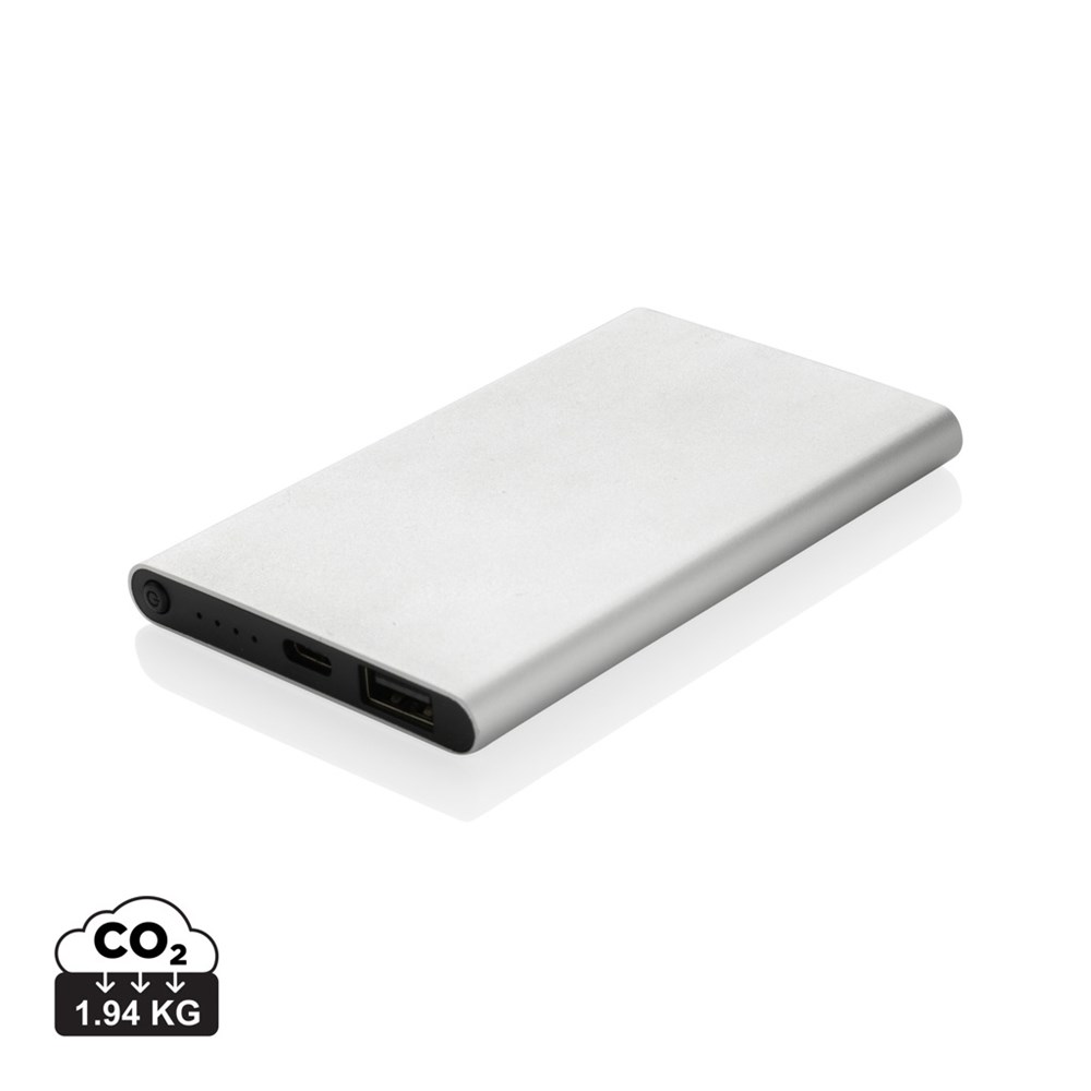 4.000mAh Type-C Powerbank aus RCS recyeltem ABS & Aluminium