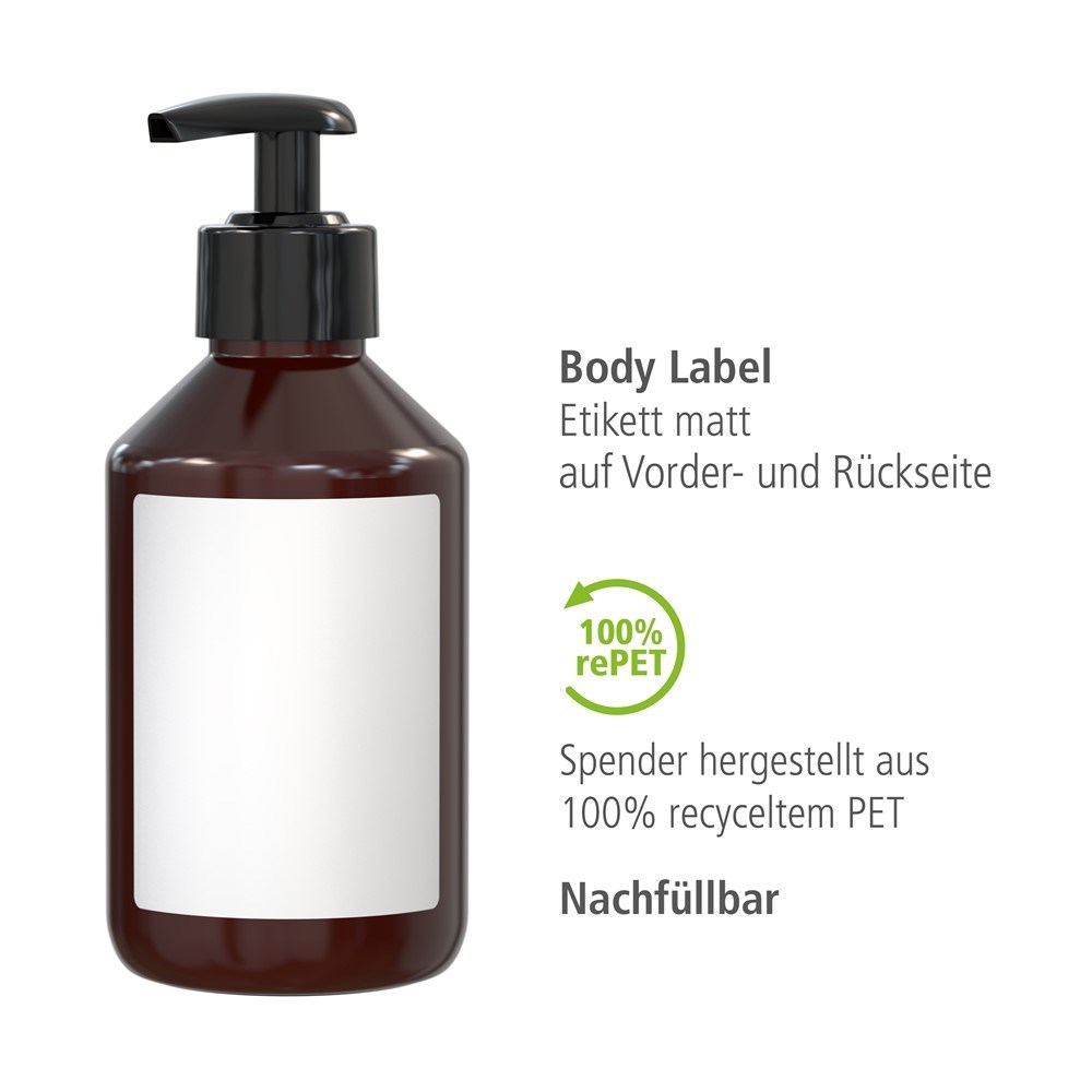 Hände-Desinfektionsgel (DIN EN 1500), 250 ml, Body Label (R-PET)