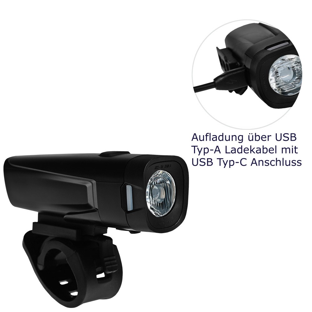 Aufladbare LED Fahrrad-Leuchte "Bike Light"