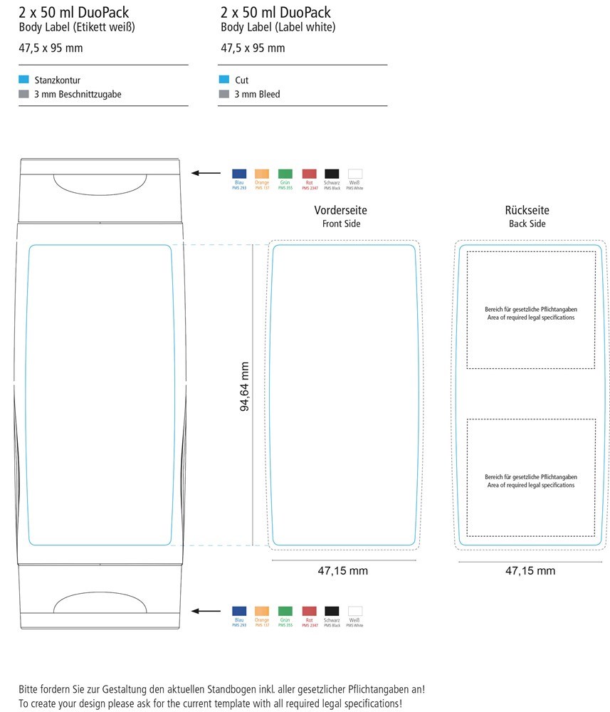 DuoPack Sonnenmilch LSF 30 (sens.) + Handreinigungsgel (2 x 50 ml), BL